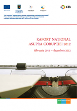 Raport Naţional asupra Corupţiei - 2012